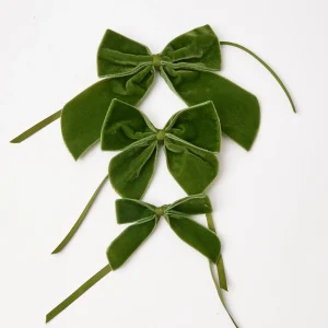 Store Large Forest Green Napkin Bow (Pair) Napkin Rings, Bows & Wreaths