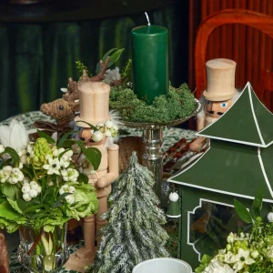 Flash Sale Large Mercury Pillar Candle Stand (Pair) Candle Holders