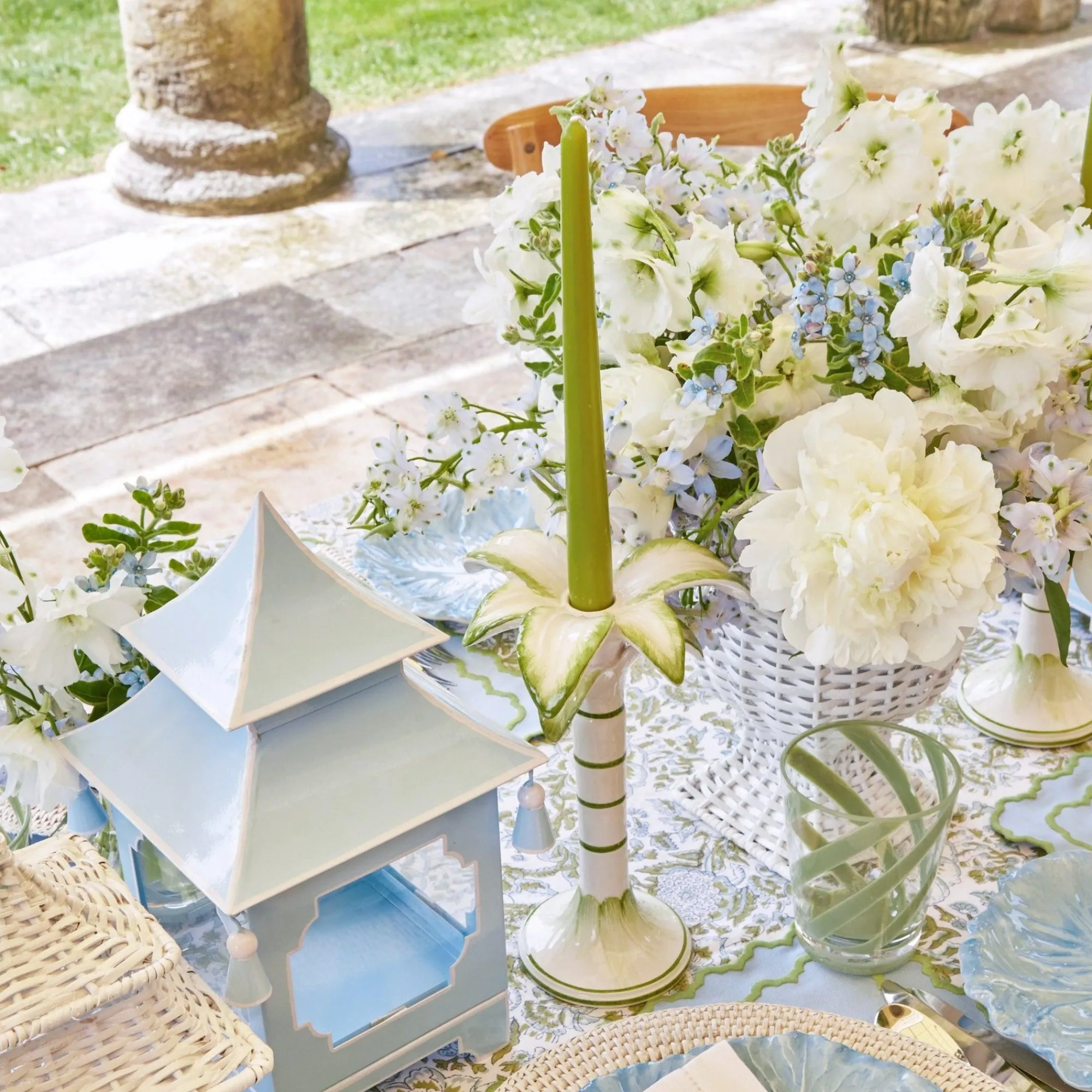 large_white_palm_candle_h_2.webp Best Large White Palm Candle Holder Candle Holders