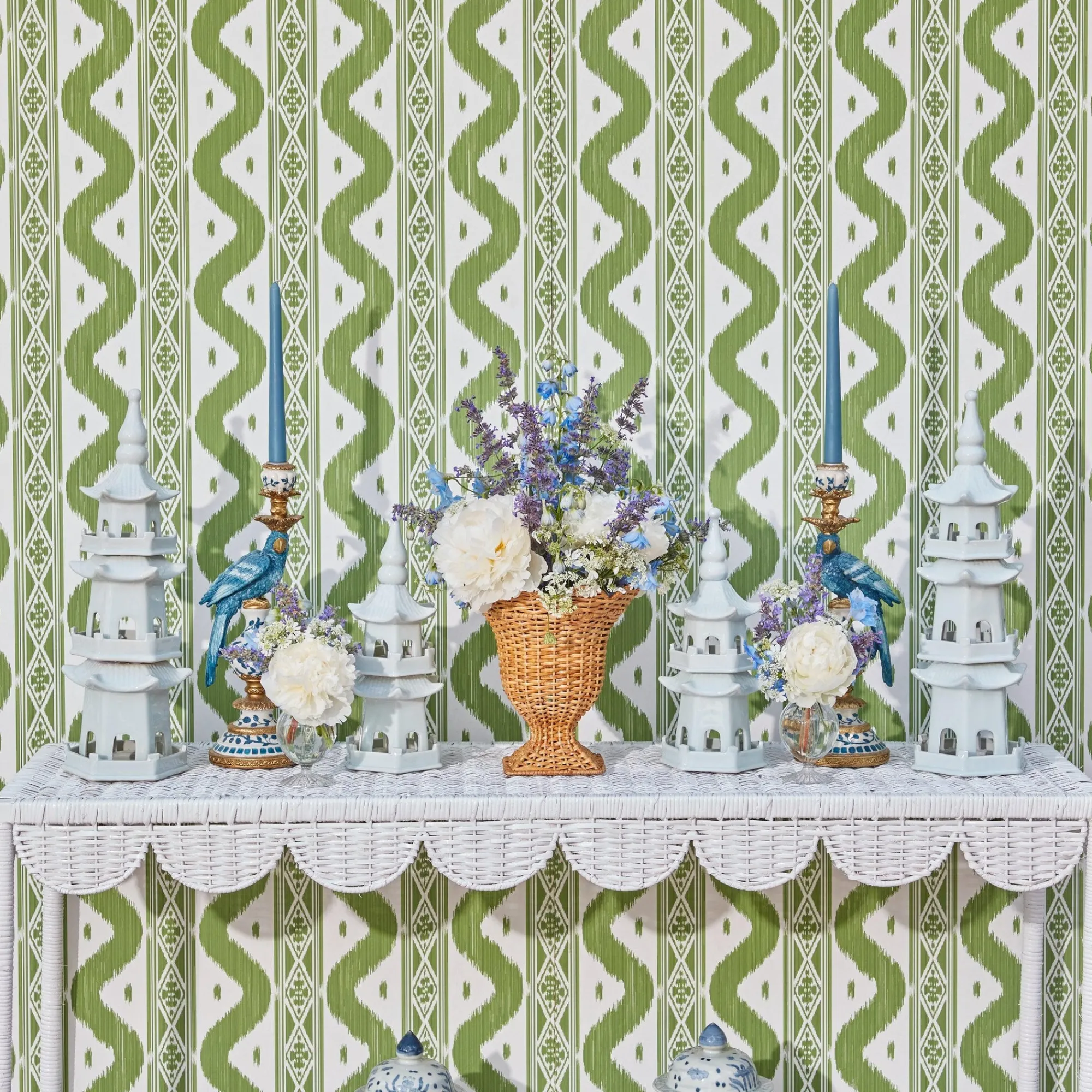 large_white_porcelain_pag_1.webp Best Sale Large White Porcelain Pagodas (Pair) Pagodas & Lanterns