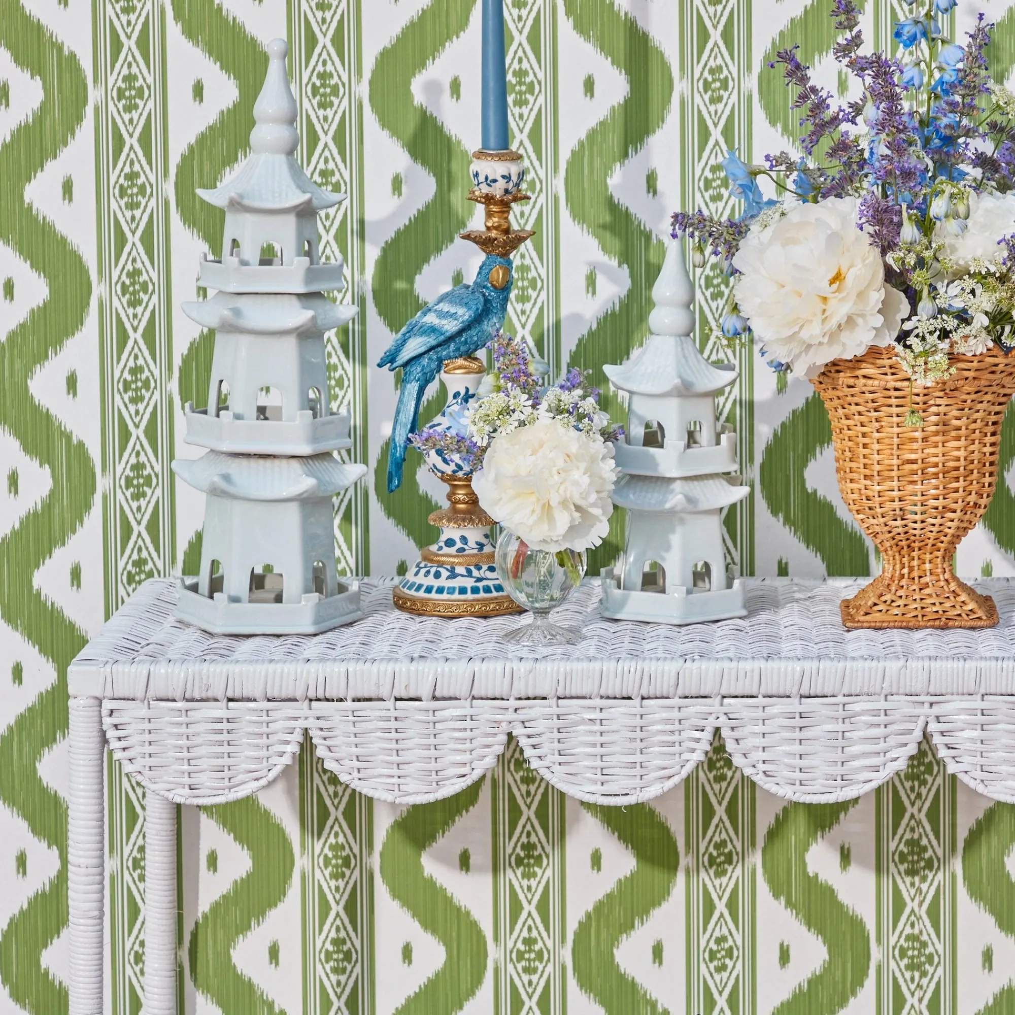 large_white_porcelain_pag_2.webp Best Sale Large White Porcelain Pagodas (Pair) Pagodas & Lanterns