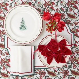 Fashion Liberty Candy Cane Napkins (Set Of 4) Napkins