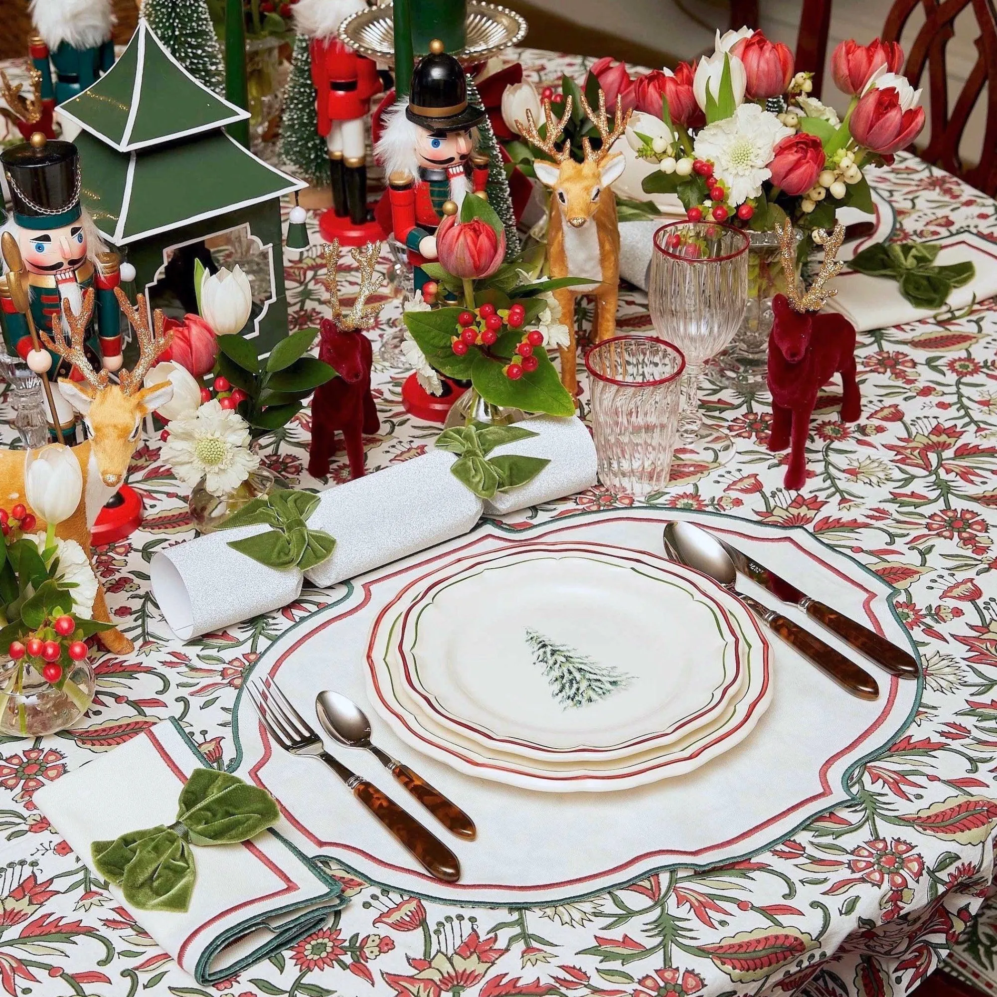 liberty_candy_cane_napkin_5.webp Fashion Liberty Candy Cane Napkins (Set Of 4) Napkins