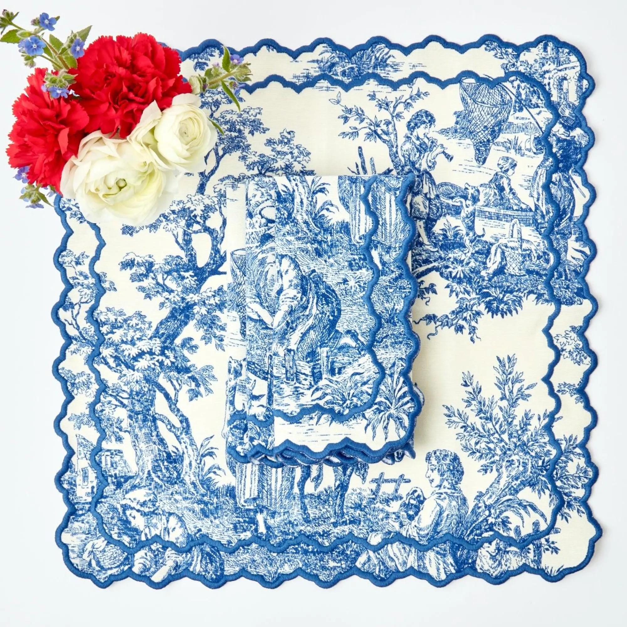 lilibet_toile_napkins_set_0.webp Store Lilibet Toile Napkins (Set Of 4) Napkins