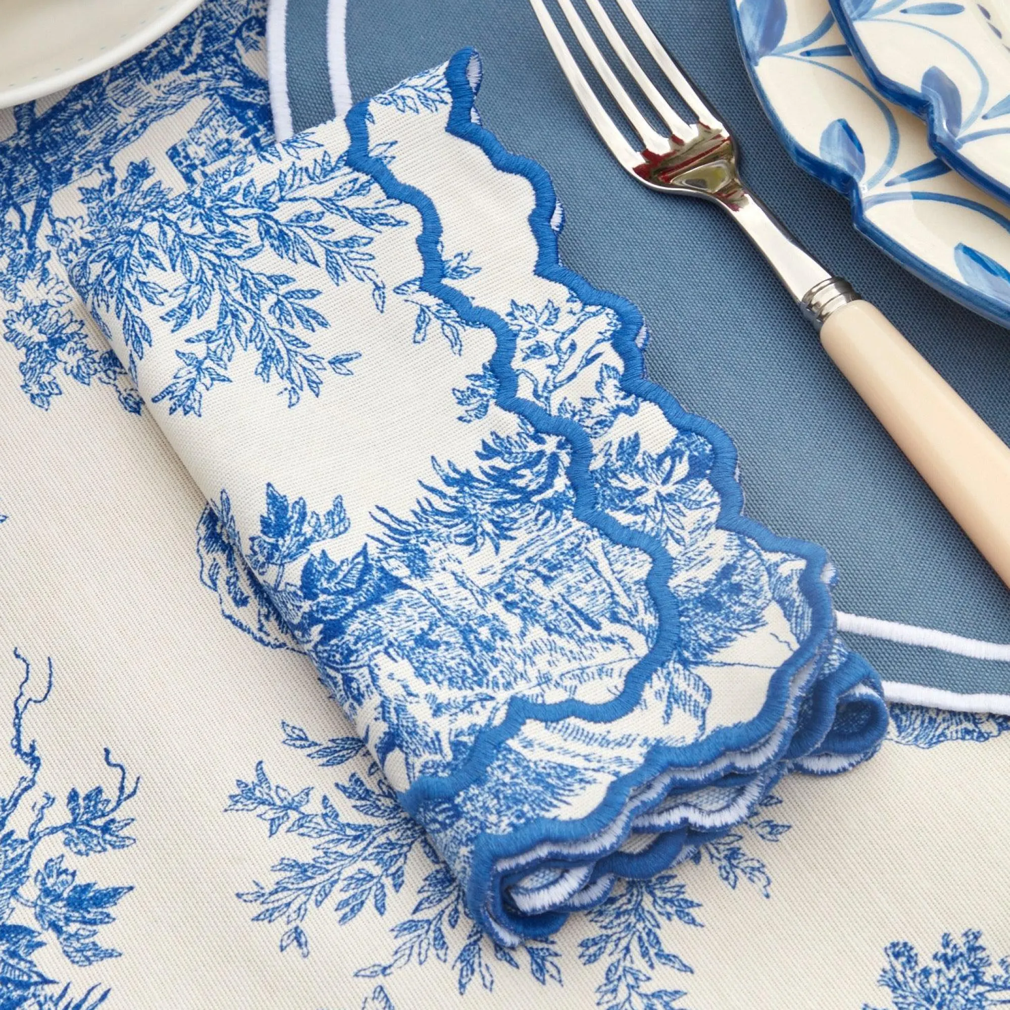 lilibet_toile_napkins_set_11.webp Store Lilibet Toile Napkins (Set Of 4) Napkins