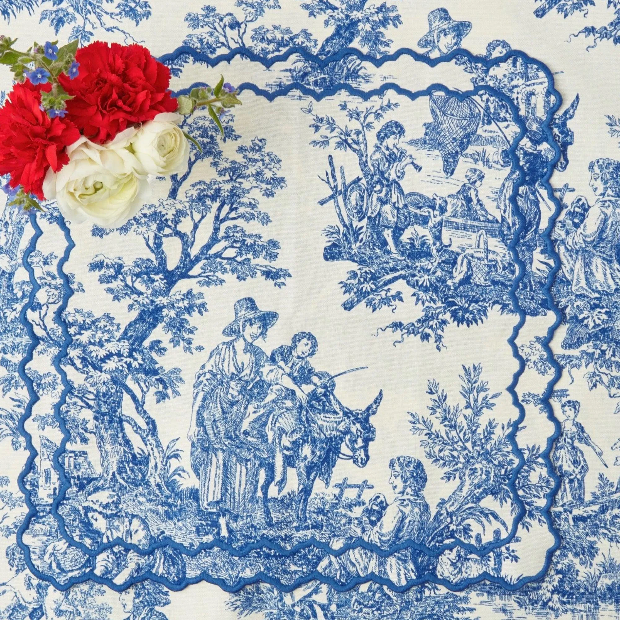 lilibet_toile_napkins_set_13.webp Store Lilibet Toile Napkins (Set Of 4) Napkins