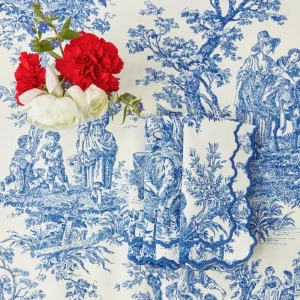 Store Lilibet Toile Napkins (Set Of 4) Napkins