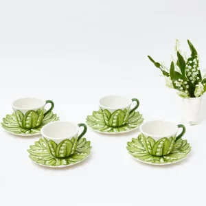 Best Sale Lily Of The Valley Breakfast Cup & Saucer Teaware
