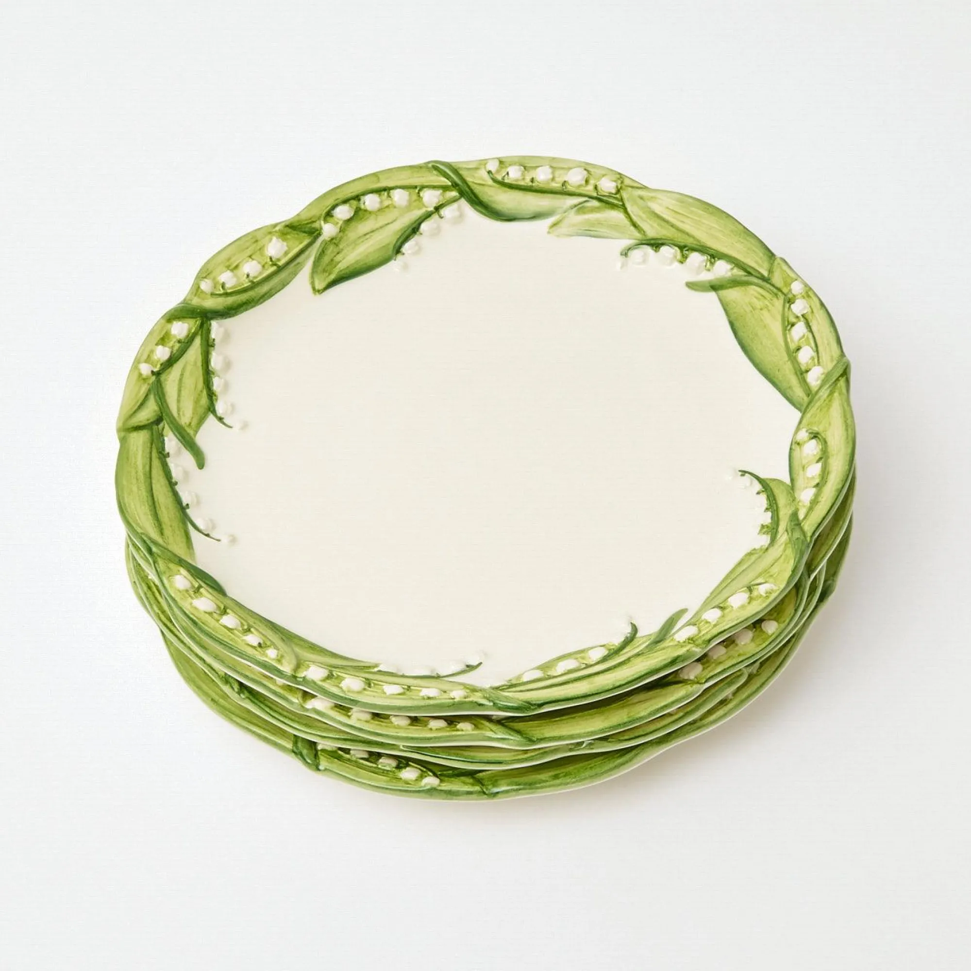 lily_of_the_valley_dinner_20.webp Sale Lily Of The Valley Dinner Plates (Set Of 4) Dinner Plates