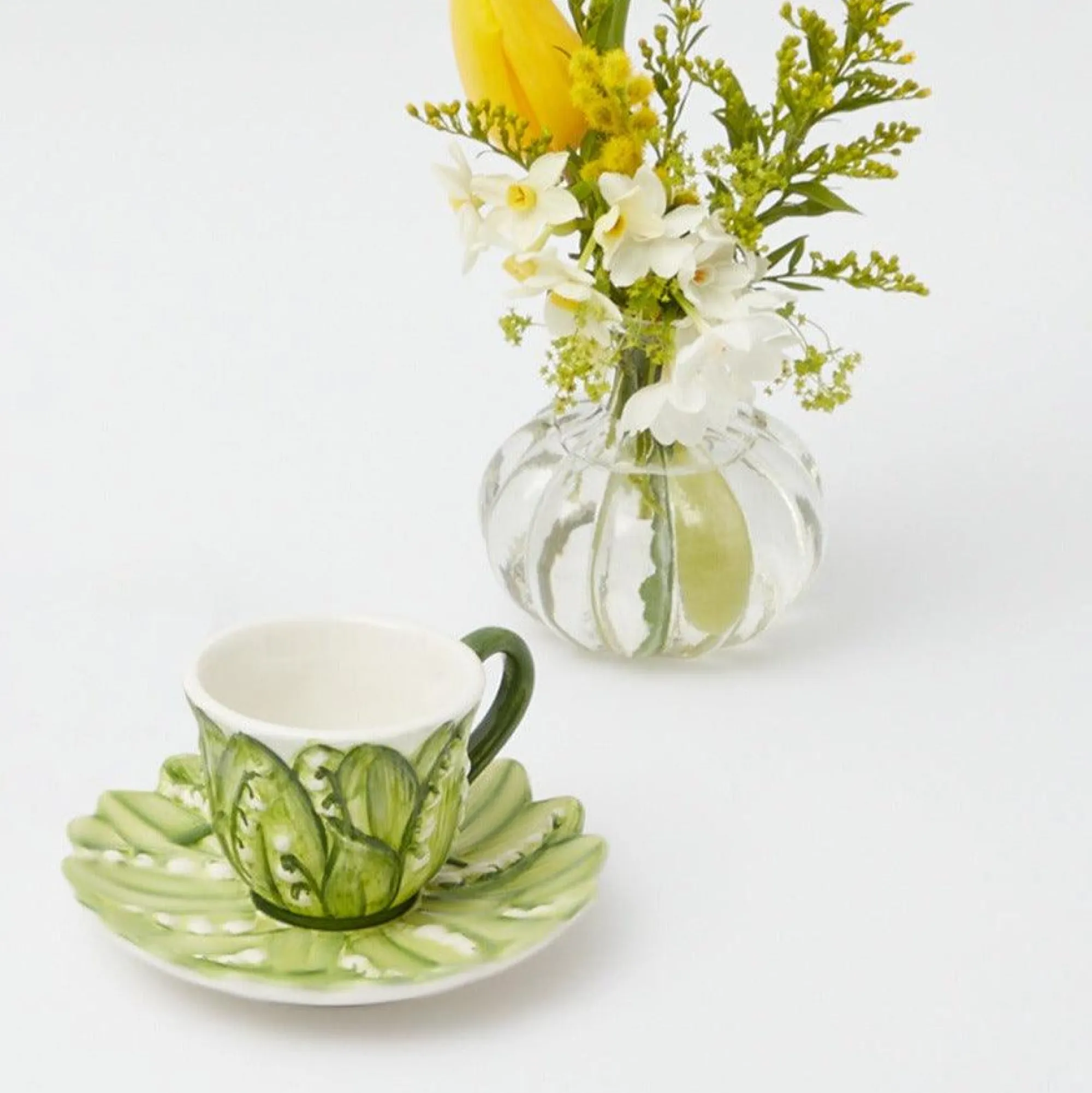 lily_of_the_valley_espres_0.webp Store Lily Of The Valley Espresso Cup & Saucer Teaware