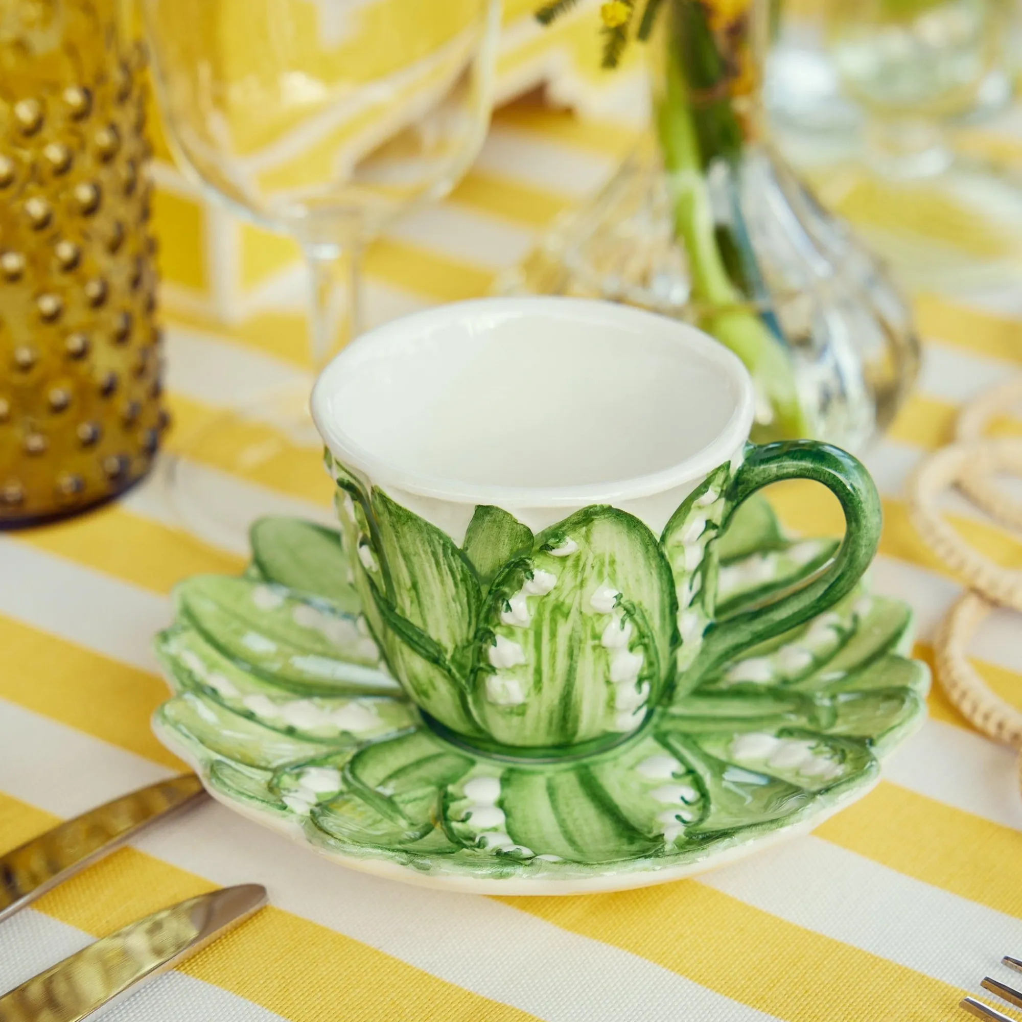 lily_of_the_valley_espres_1.webp Store Lily Of The Valley Espresso Cup & Saucer Teaware