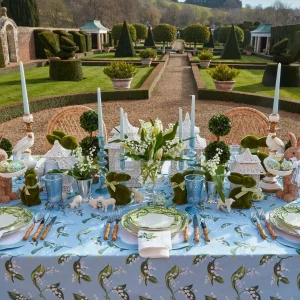 Online Lily Of The Valley White Linen Napkins (Set Of 4) Napkins