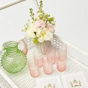 Fashion Lorenzo White Rattan Bar Cart Rattan Furniture