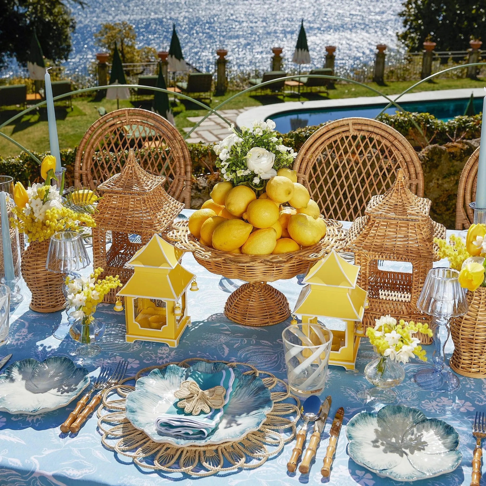 luciana_rattan_scalloped__6.webp Flash Sale Luciana Rattan Scalloped Bowl Rattan Tableware