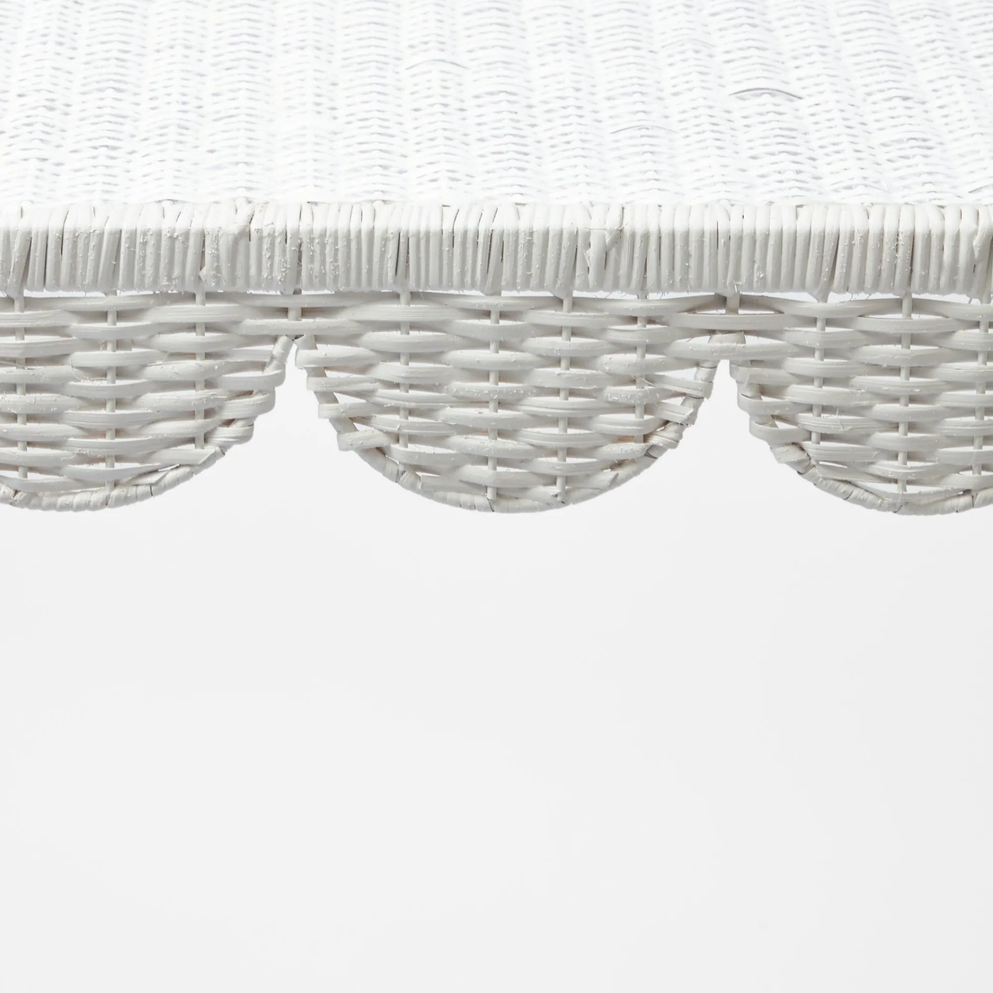 madeleine_white_rattan_sc_6.webp New Madeleine White Rattan Scalloped Console Table Tables