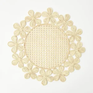 Clearance Mia Woven Rattan Placemats (Set Of 4) Placemats