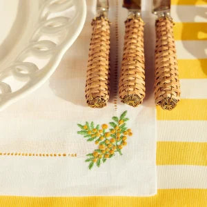 Cheap Mimosa White Linen Placemats (Set Of 4) Placemats