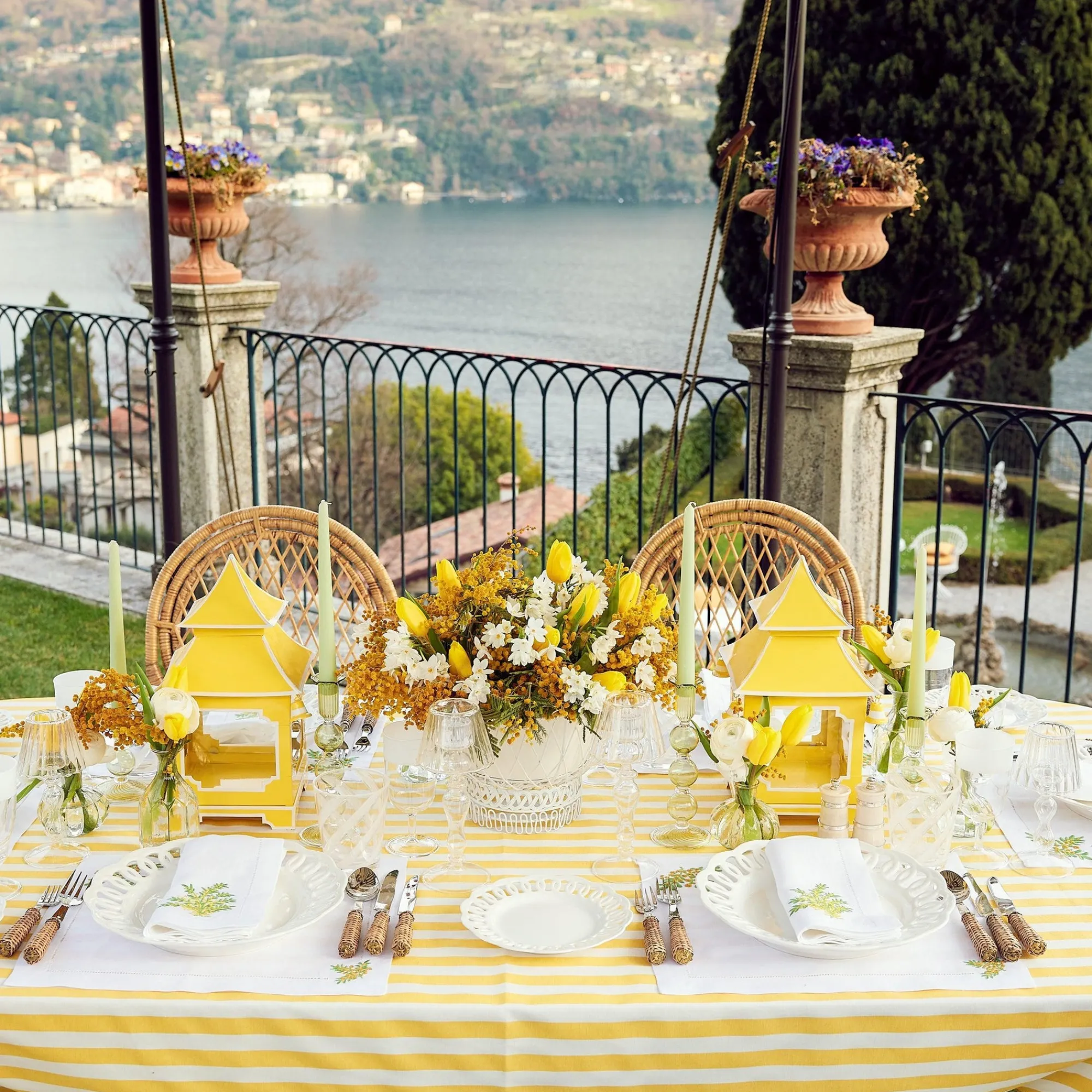 mimosa_white_linen_placem_7.webp New Mimosa White Linen Placemats & Napkins (Set Of 4) Table Linen Sets