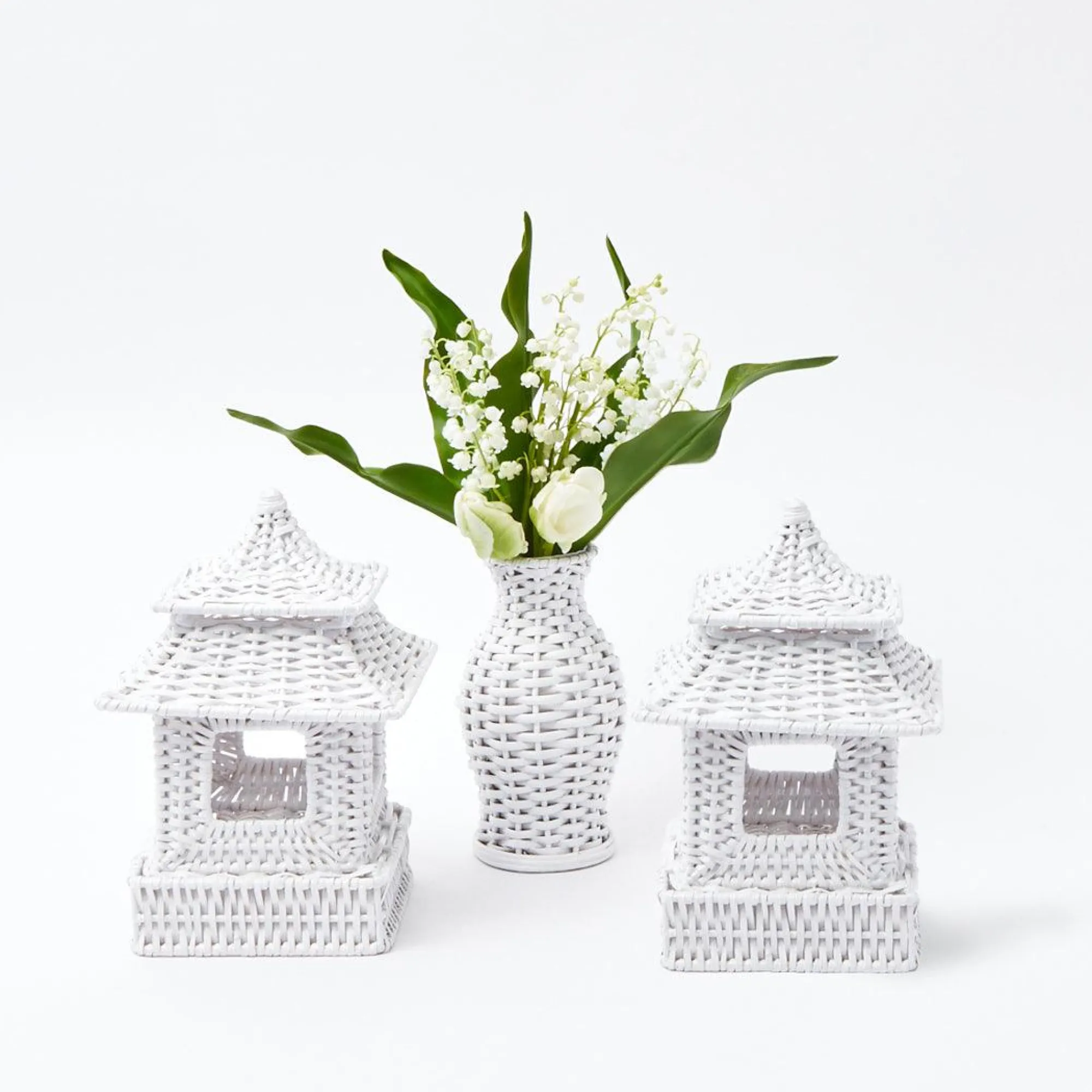 mini_white_rattan_pagoda__4-1.webp Hot Mini White Rattan Pagoda Lanterns (Pair) Pagodas & Lanterns