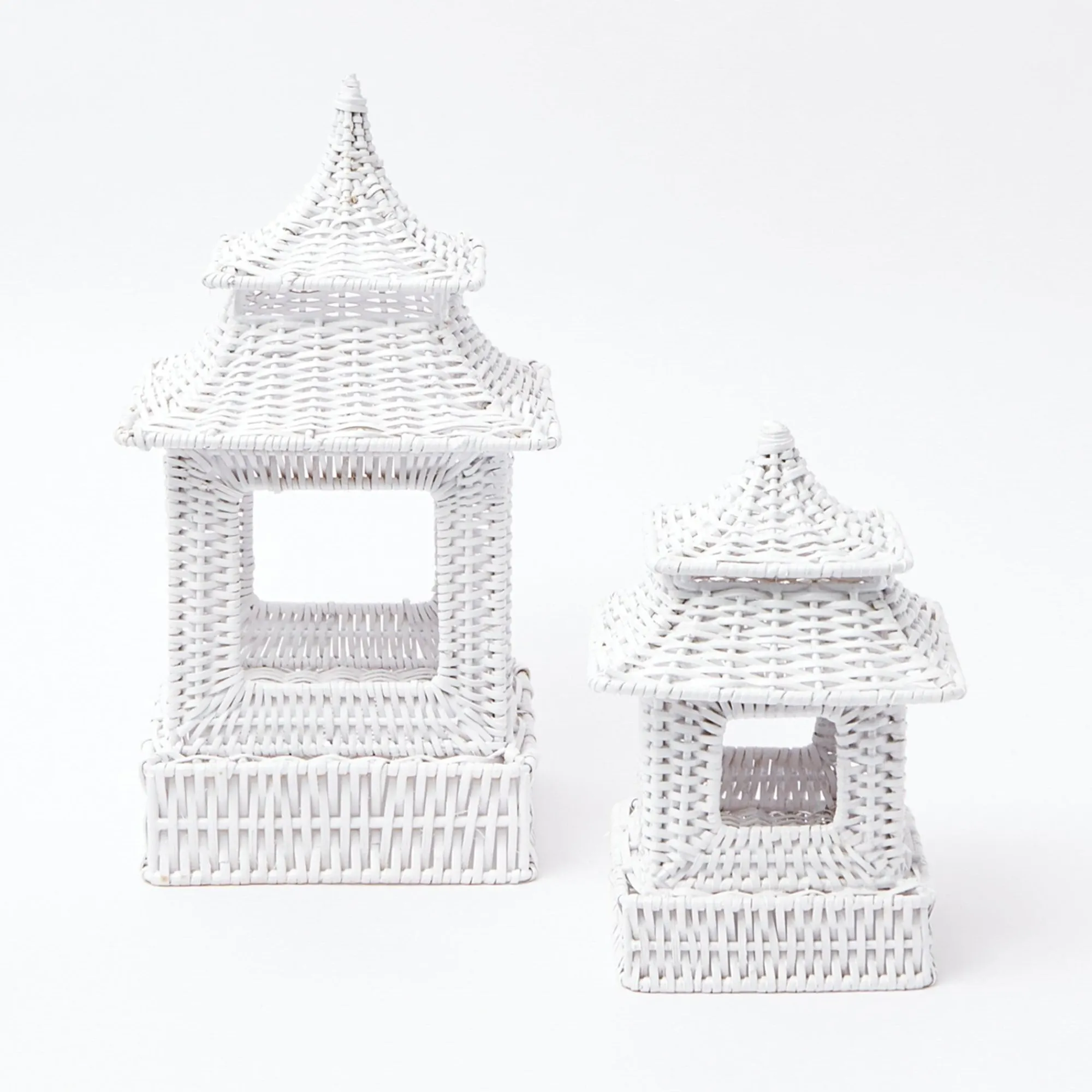 mini_white_rattan_pagoda__9-2.webp Flash Sale Mini White Rattan Pagoda Lanterns (Pair) Candle Holders