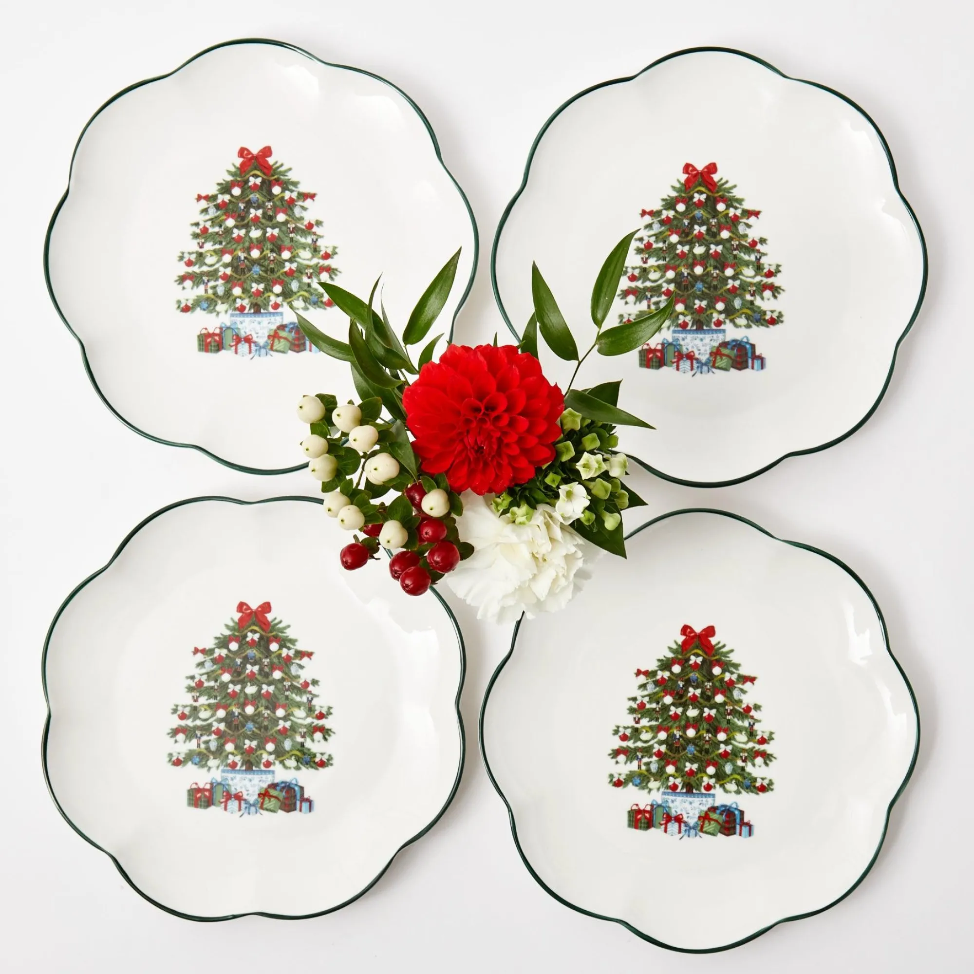 mrs_alice_christmas_tree__0.webp Discount Christmas Tree Dinner Plate (Set Of 4) Crockery Sets