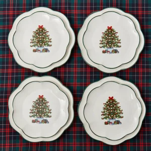 Best Christmas Tree Starter Plate (Set Of 4) Starter Plates
