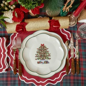 Outlet Christmas Tree Starter Plate (Set Of 4) Crockery Sets