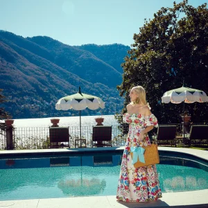 Best Rattan Tote Bag (Blue Bow) Rattan Tableware