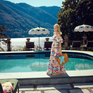 Best Rattan Tote Bag (Blue Bow) Rattan Tableware