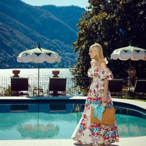 Best Rattan Tote Bag (Blue Bow) Rattan Tableware