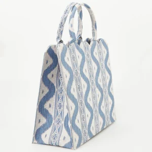 Best Tote Bag (Blue Ikat) Women Mrs. Alice Tote Bags