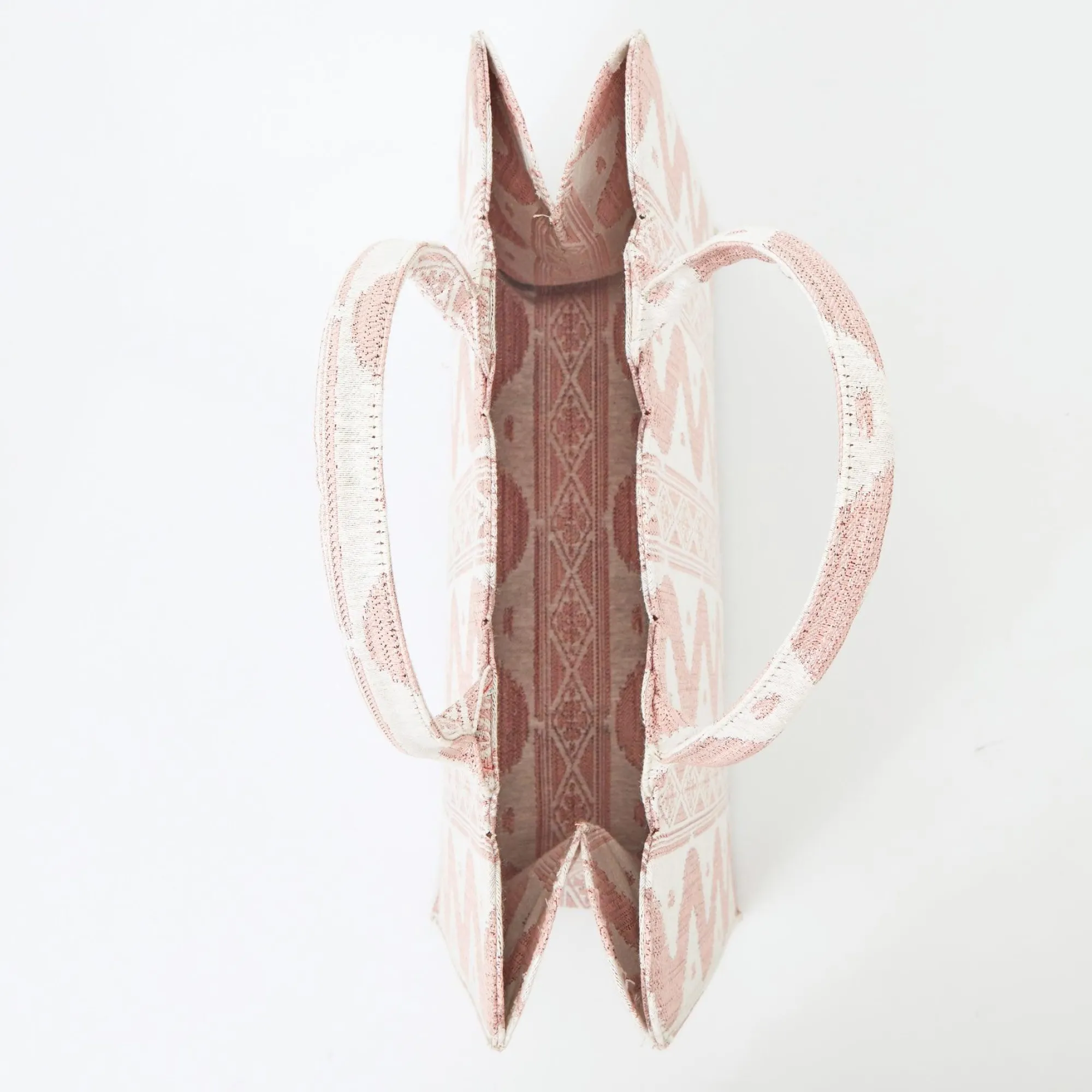 mrs_alice_tote_bag_pink_i_9.webp Fashion Tote Bag (Pink Ikat) Women Mrs. Alice Tote Bags