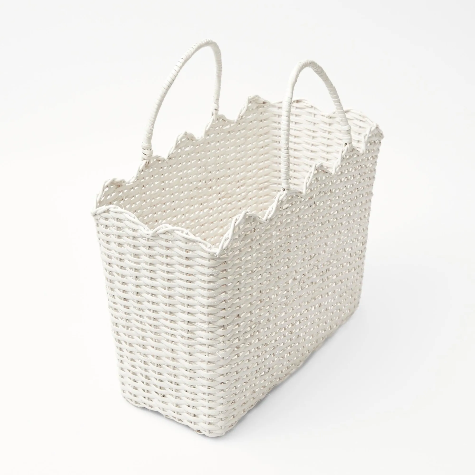 mrs_alice_white_rattan_to_2-1.webp Flash Sale White Rattan Tote Bag (Blue Bow) Women Mrs. Alice Tote Bags
