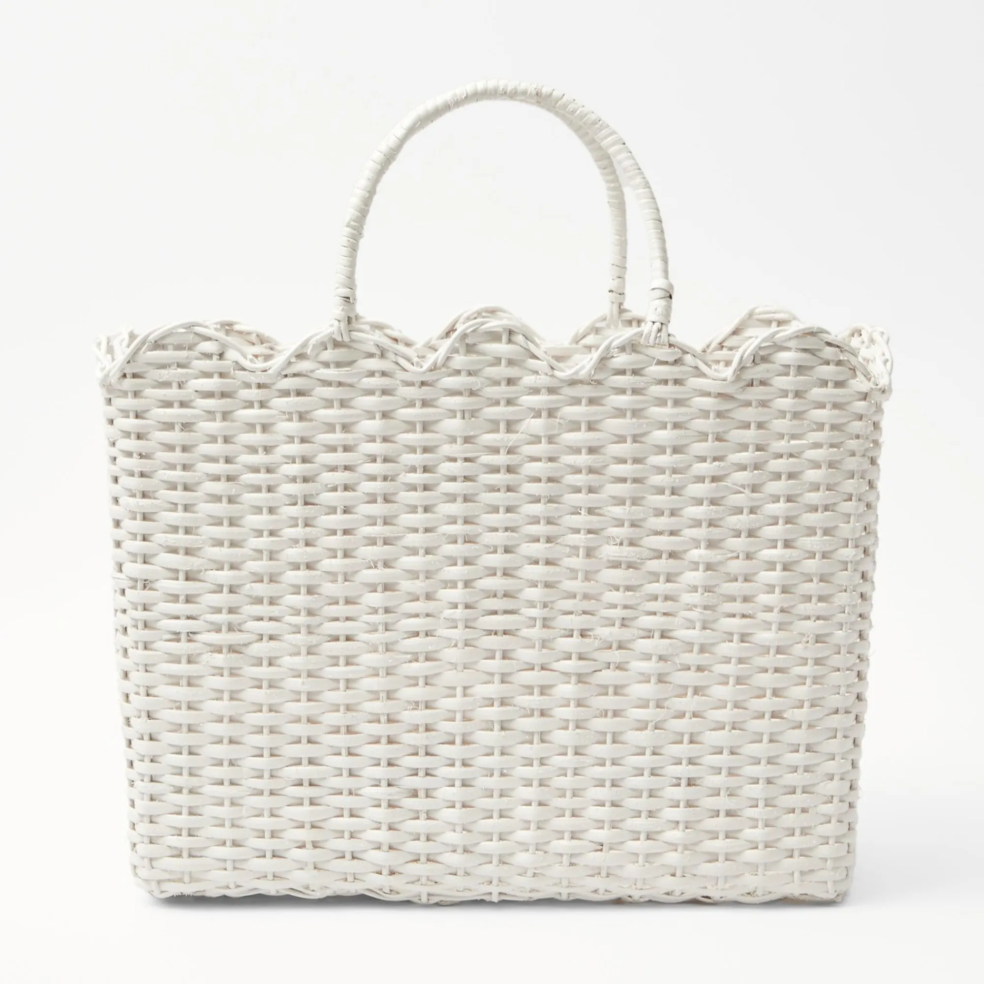 mrs_alice_white_rattan_to_5.webp Best Sale White Rattan Tote Bag (White Bow) Women Mrs. Alice Tote Bags