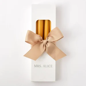 Clearance Mustard Candles (Set Of 8) Candles