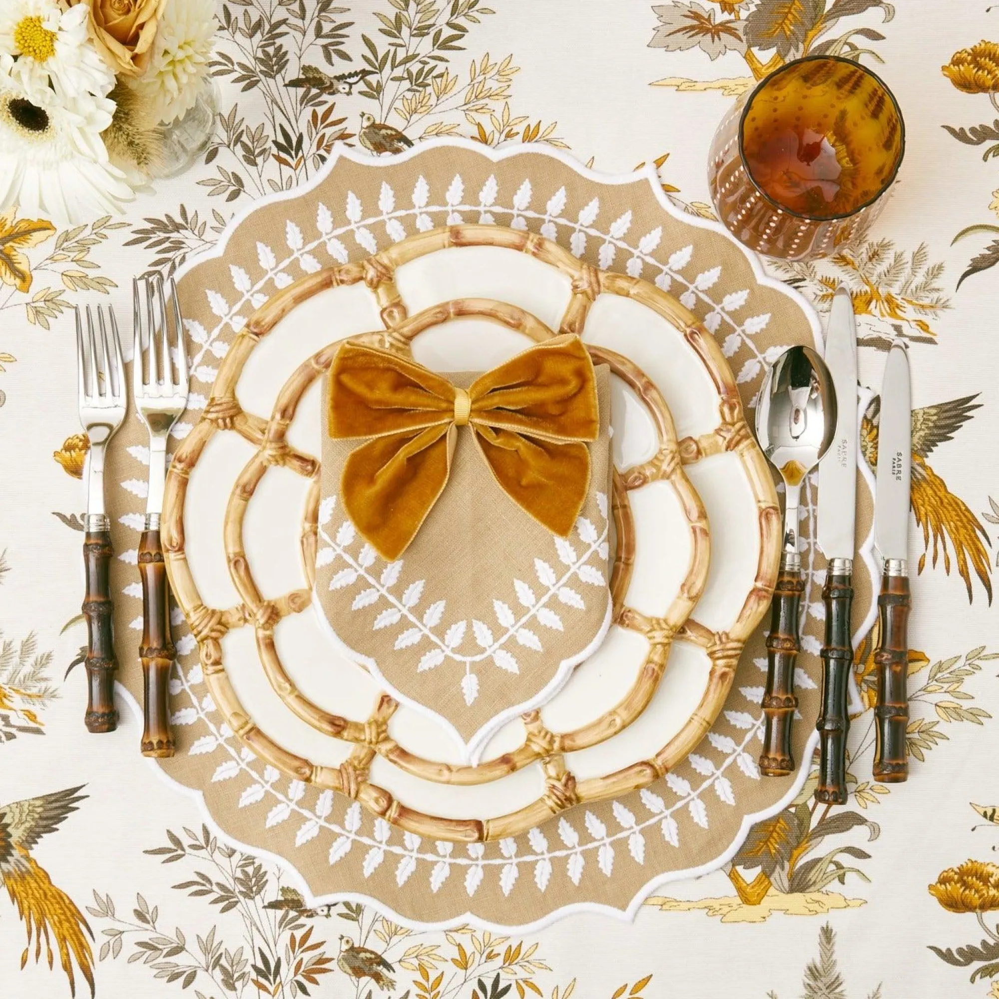 mustard_velvet_napkin_bow_1.webp New Mustard Velvet Napkin Bows (Set Of 4) Napkin Rings, Bows & Wreaths