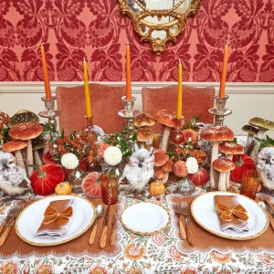 New Mustard Velvet Napkin Bows (Set Of 4) Napkin Rings, Bows & Wreaths