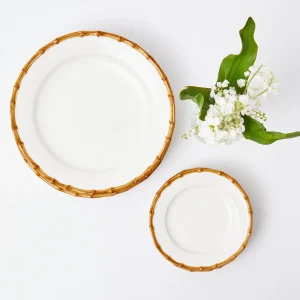Best Sale Nancy Bamboo Dinner & Starter Plates (Set Of 8) Crockery Sets