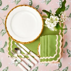 Store Nancy Bamboo Dinner Plate (Set Of 4) Crockery Sets
