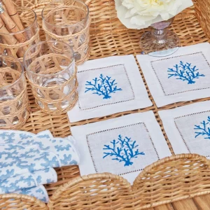 Outlet Natural Scalloped Rattan Tray Rattan Tableware