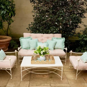 Outlet Natural Scalloped Rattan Tray Rattan Tableware