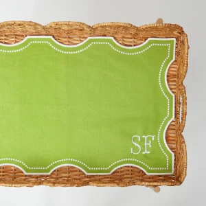 Store Octavia Green Tray Liner Placemats