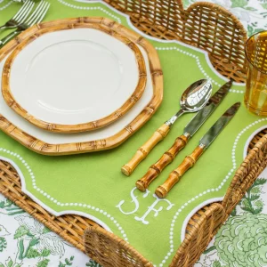 Store Octavia Green Tray Liner Placemats