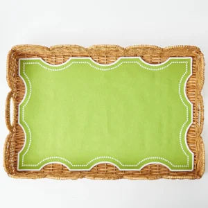 Store Octavia Green Tray Liner Placemats