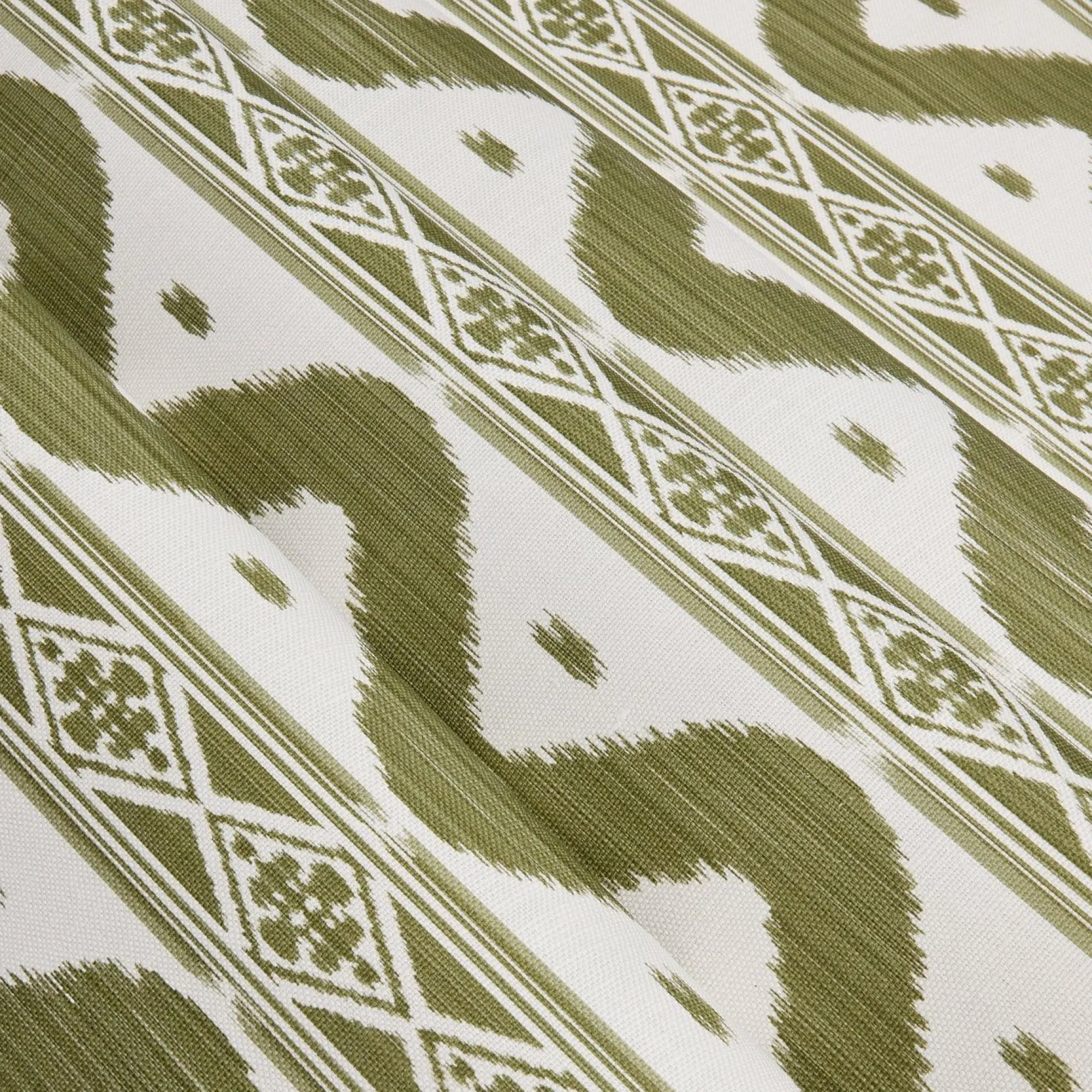 olive_green_ikat_stripe_f_0.webp New Olive Green Ikat Stripe Fabric Serena Fresson Fabrics