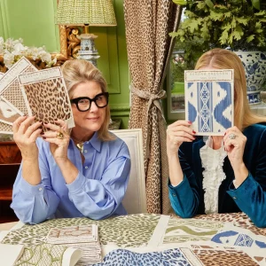 New Olive Green Ikat Stripe Fabric Serena Fresson Fabrics