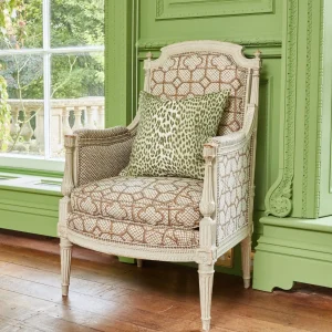 Cheap Olive Green Leopard Fabric Serena Fresson Fabrics