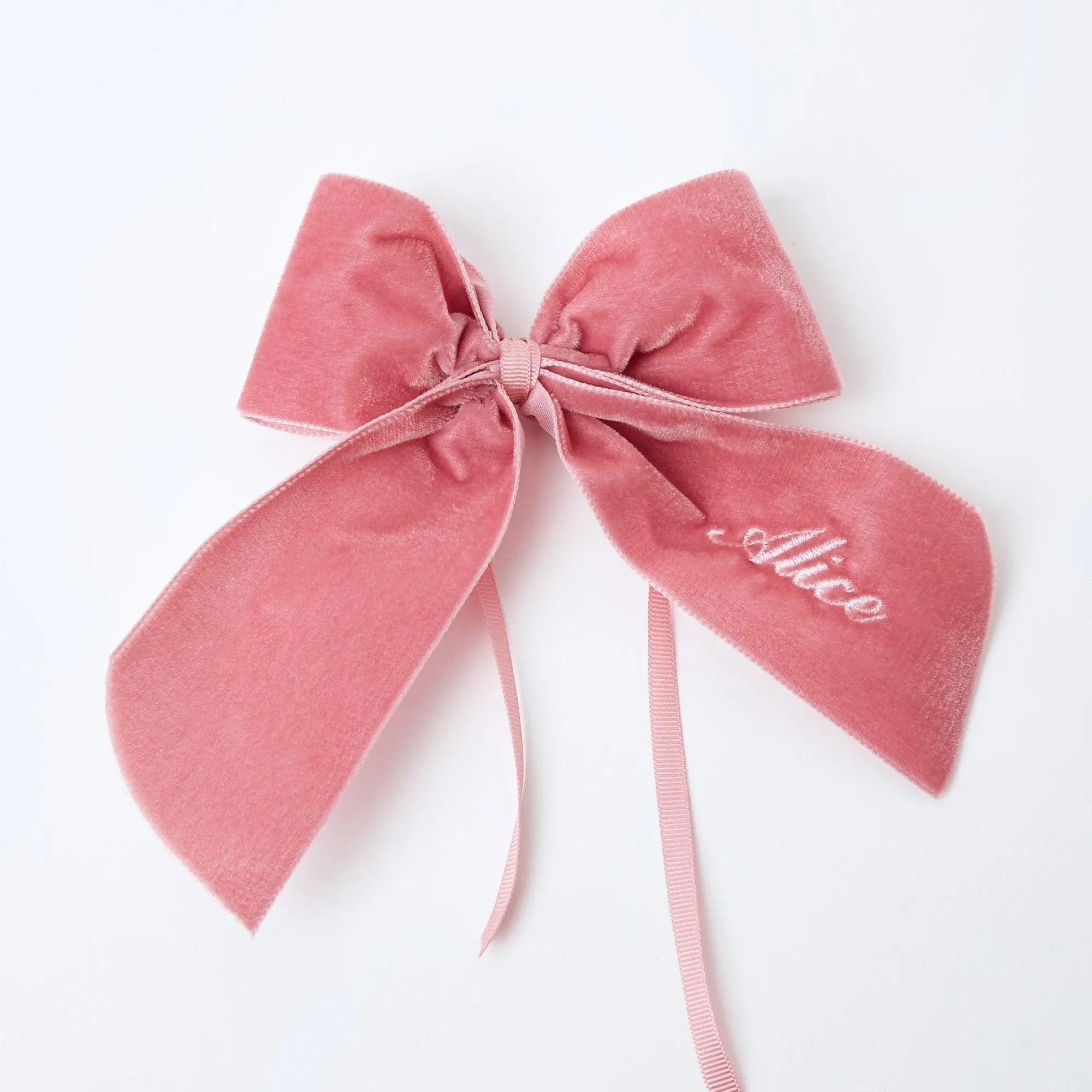 personalised_dusty_pink_n_0.webp Sale Personalised Dusty Pink Napkin Bow Napkin Rings, Bows & Wreaths
