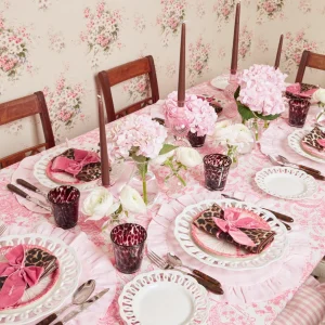 Sale Personalised Dusty Pink Napkin Bow Napkin Rings, Bows & Wreaths