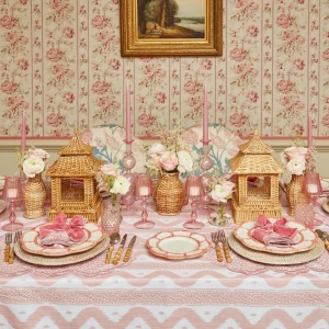 Sale Personalised Dusty Pink Napkin Bow Napkin Rings, Bows & Wreaths